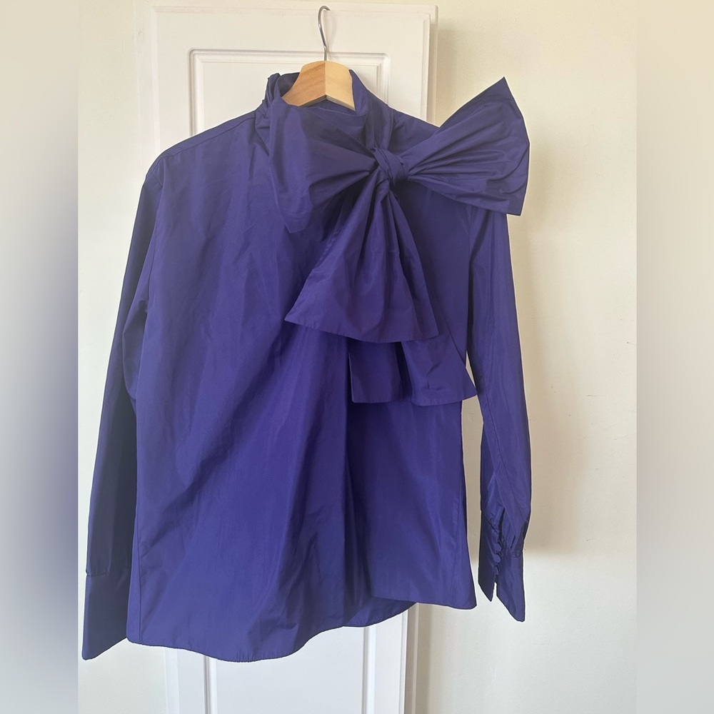 Zara Purple Top with Bow